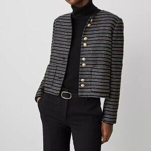 NWT Tweed Double Button Jacket